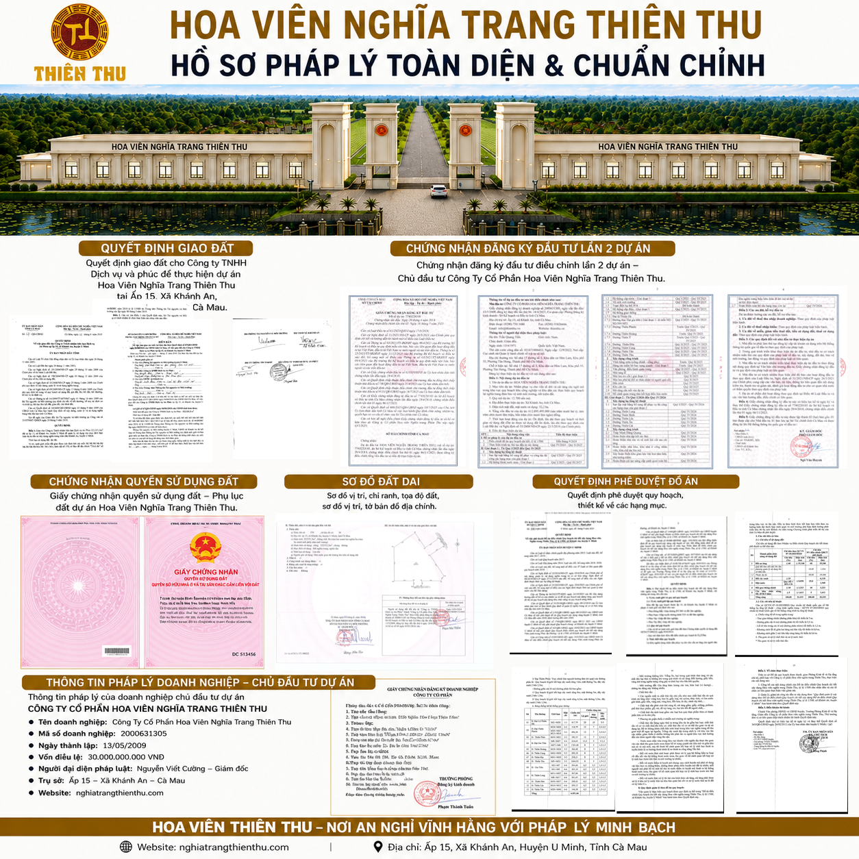 HOA VIÊN NGHĨA TRANG THIÊN THU